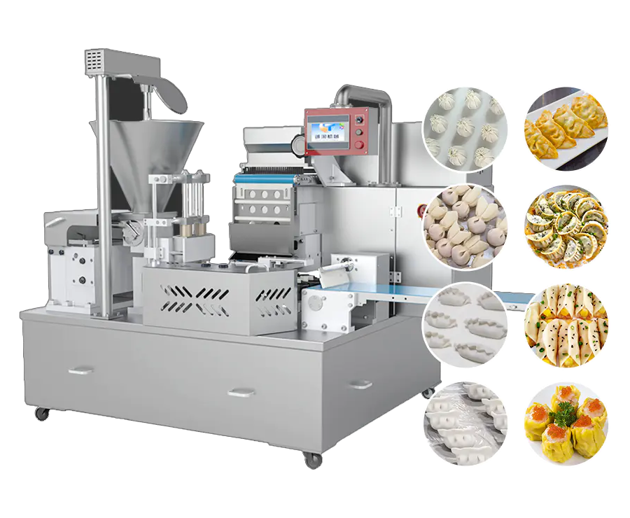 Automatické knedle, Siomai, Gyoza, Wonton Machine